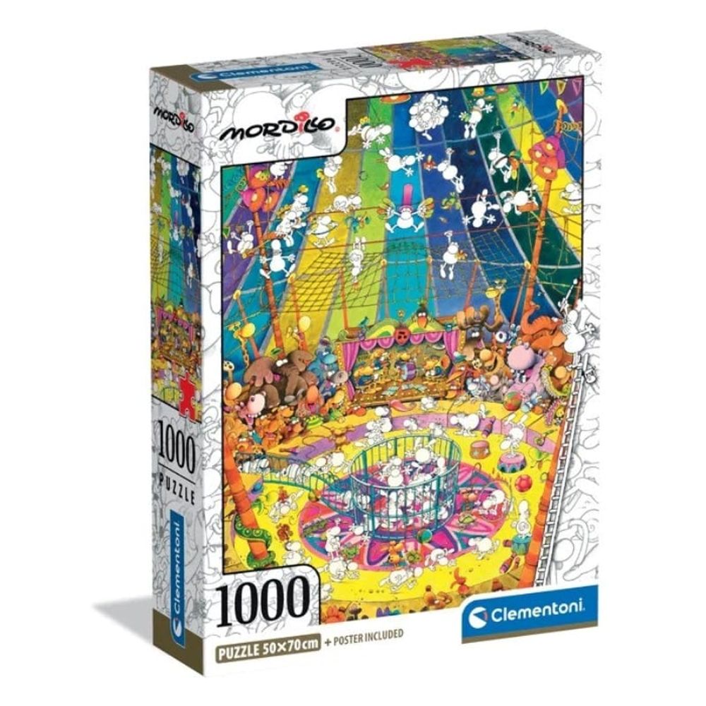 Clementoni CL39964 Puzzle Predstava Mordillo, 1000kom slika 1