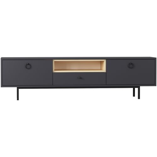 Naturel - Anthracite Anthracite TV Stand slika 5