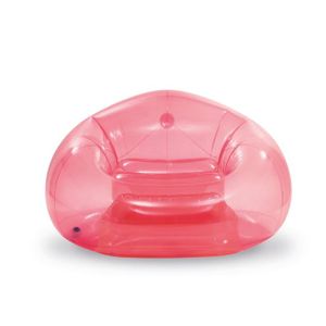 Intex fotelja na naduvavanje prozirna pink 66501NP