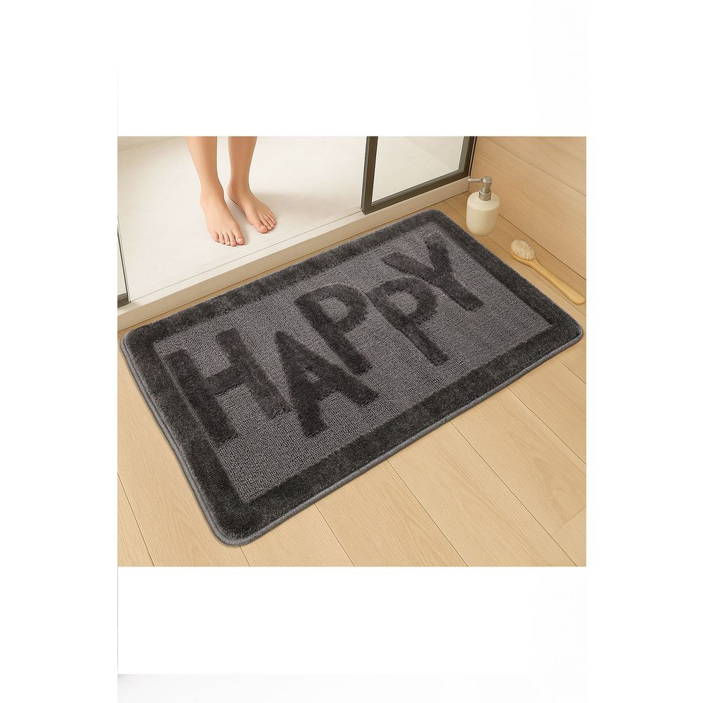 Kupatilski Tepih Happy, boja: antracit slika 2