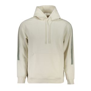 CALVIN KLEIN MEN'S WHITE ZIPLESS SWEATSHIRT