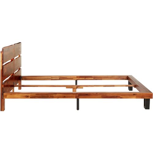 Okvir za krevet od masivnog drva bagrema sa živim rubom 160 cm slika 4