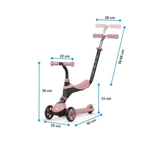 Coccolle Scooter Qplay Sema Pink slika 8