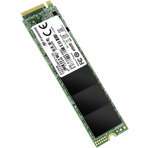 Transcend TS512GMTE112S M.2 NVMe 512GB, 2280, PCIe Gen3x4, M-Key, 3D TLC, DRAM-less, Single-sided slika 3