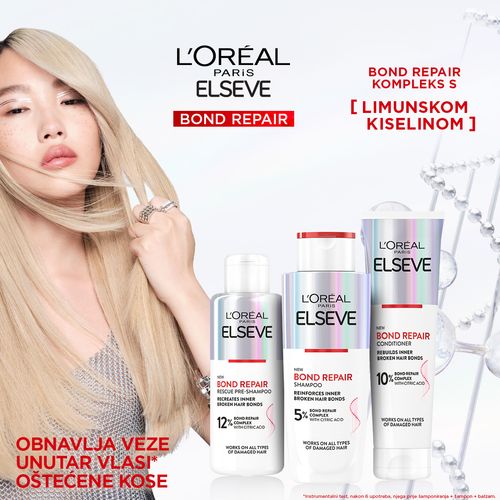 L'Oreal Paris Elseve Bond Repair Conditioner regenerirajući balzam za jačanje kose slika 2