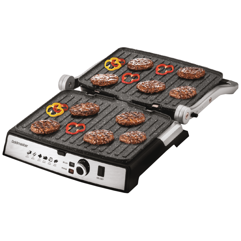 Goldmaster Grill kontaktni, granitni premaz, otvaranja za 180°, 2000W - GM-7450G Tostmix - Gold slika 2