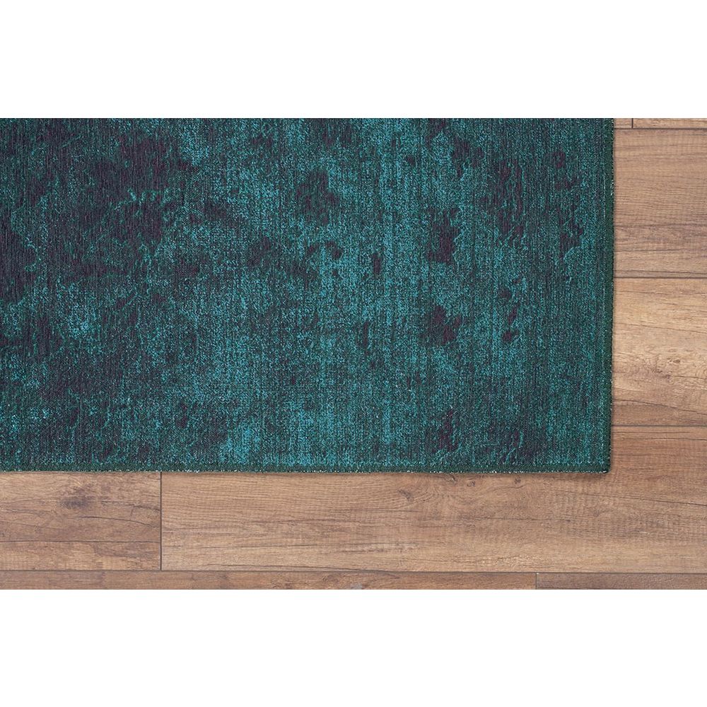 Dorian Chenille - Zeleni AL 186 y Višebojni Hodnički Tepih (75 x 150 cm) slika 3