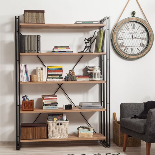 Hanah Home Cosmo Fix Atlantic Pine
Black Bookshelf slika 3