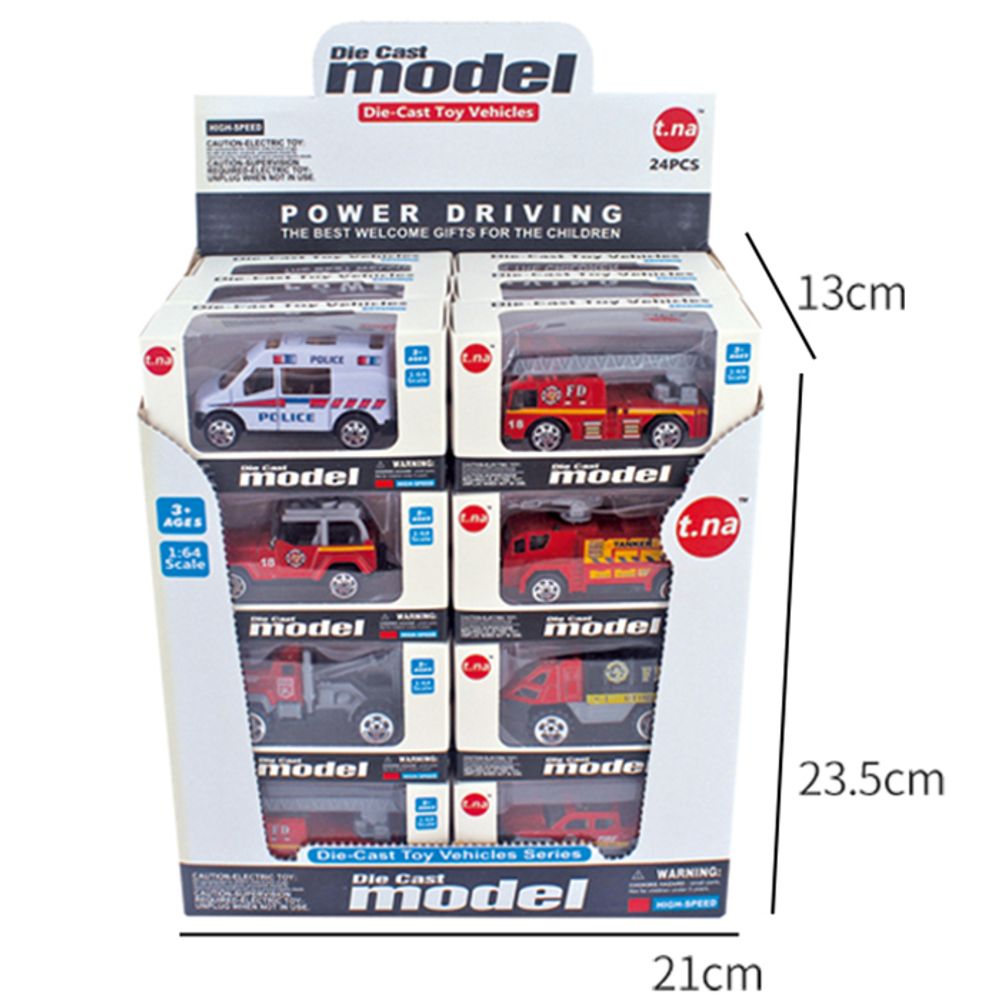 Auto metalno emergency 1:64 1027A slika 1