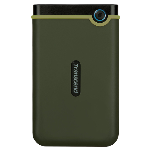 Transcend TS1TSJ25M3G External HDD 1TB Slim form factor, M3G, USB 3.1, 2.5, Anti-shock system, Backup software, 185g, Military Green (Slim) slika 1