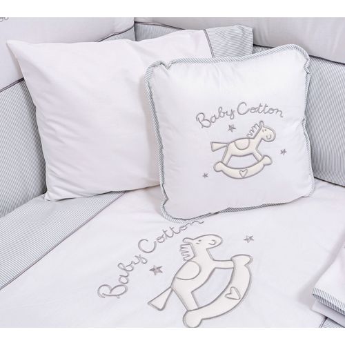 L'essential Maison Baby Cotton (80x130 Cm) Sivi i Beli Set za Spavanje Beba slika 3