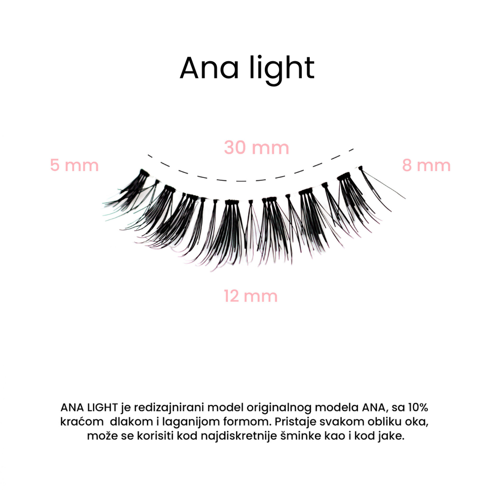 LINES Multipack vještačke trepavice ANA LIGHT slika 2