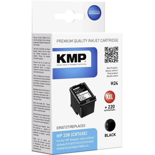 KMP tinta zamijenjen HP 338 kompatibilan  crn H24 1022,4338 slika 1