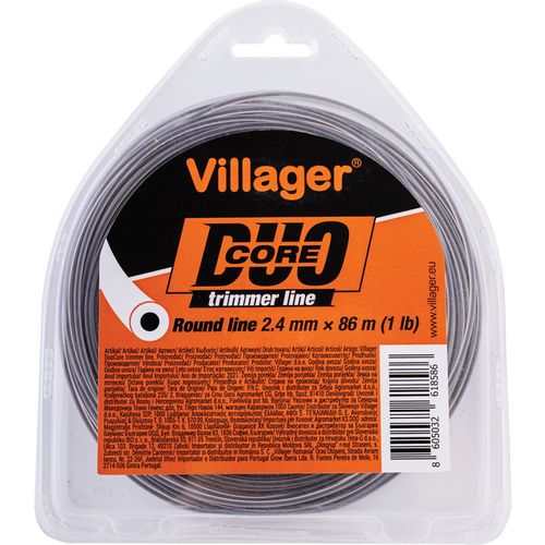 Silk za trimer 2.7mm X 1360m (20LB) - Duo core - Okrugla nit Villager slika 1