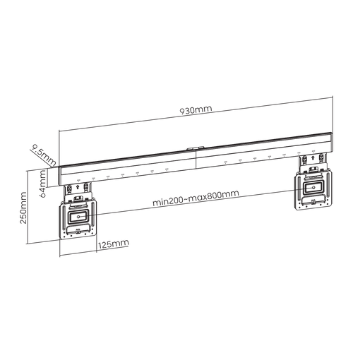 Sbox Zidni stalak PLB-1948 slika 4