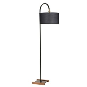 Crna podna lampa 8584-1