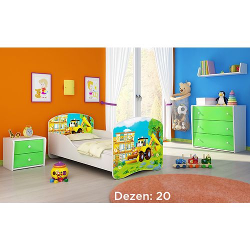 Deciji krevet ACMA I 160x80 + dusek 6 cm20 slika 1