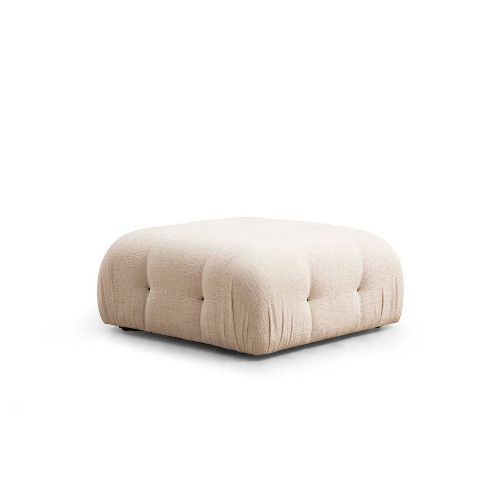 Bubble Pouffe - Krem Tabauret od Bouclette Tkanine slika 1