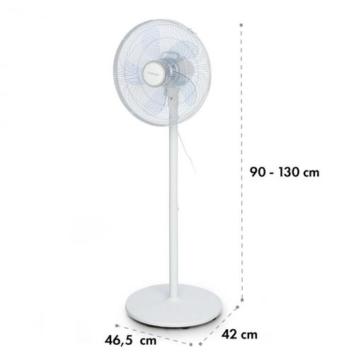 Klarstein Windflower stojeći ventilator , Bijela slika 10