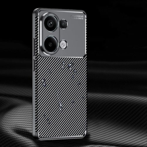 Techsuit – CarbonFiber maska za Xiaomi Redmi Note 13 4G – crna slika 3