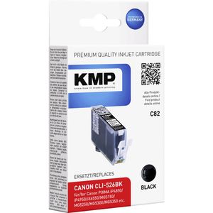 KMP tinta zamijenjen Canon CLI-526 kompatibilan  foto crna C82 1514,0001