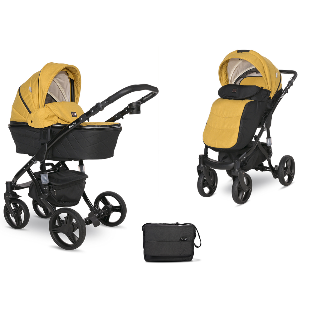 Lorelli Kolica za bebe Rimini Premium, Lemon Curry slika 1