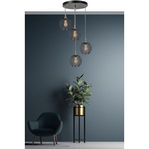 Jupiter 8721-4 Black Chandelier