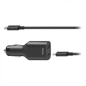 Hama USB-C auto punjač za notebook (PD),5-20V/70W