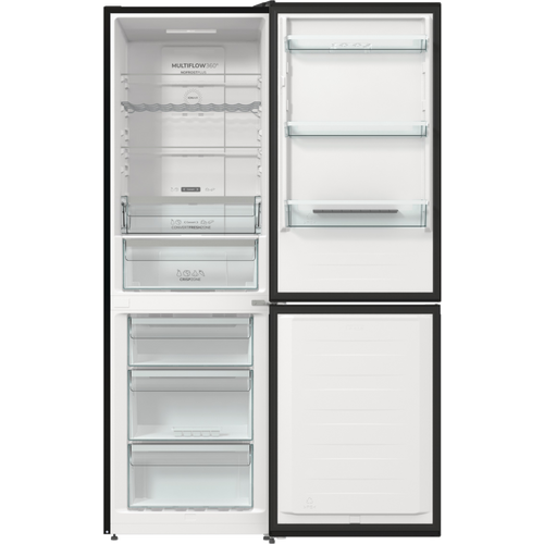 Gorenje NRK619EABXL4 Frižider sa zamrzivačem, NoFrost, Visina 185 cm, Širina 60 cm, Crna boja slika 7