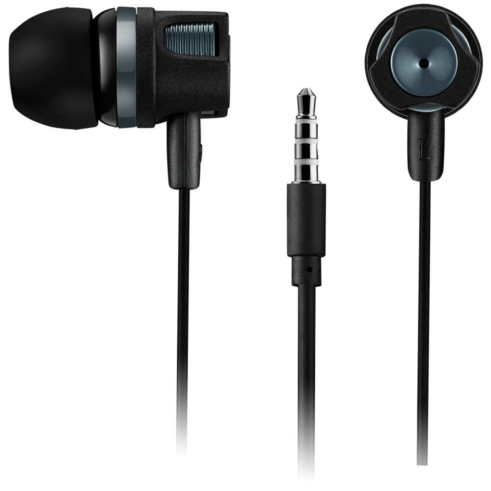CANYON Stereo Slušalice sa Mikrofonom, 1.2M, Tamno Sive slika 2