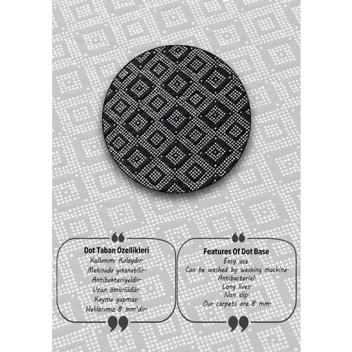 Unravel Circle Djt 100 Multicolor Bathmat slika 2