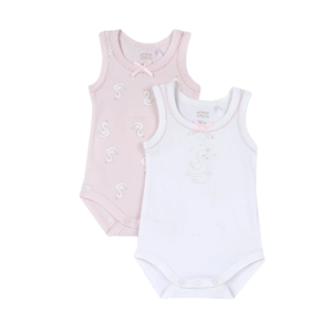 Chicco Bodi bez rukava za bebe Swan Dream 2, 2kom