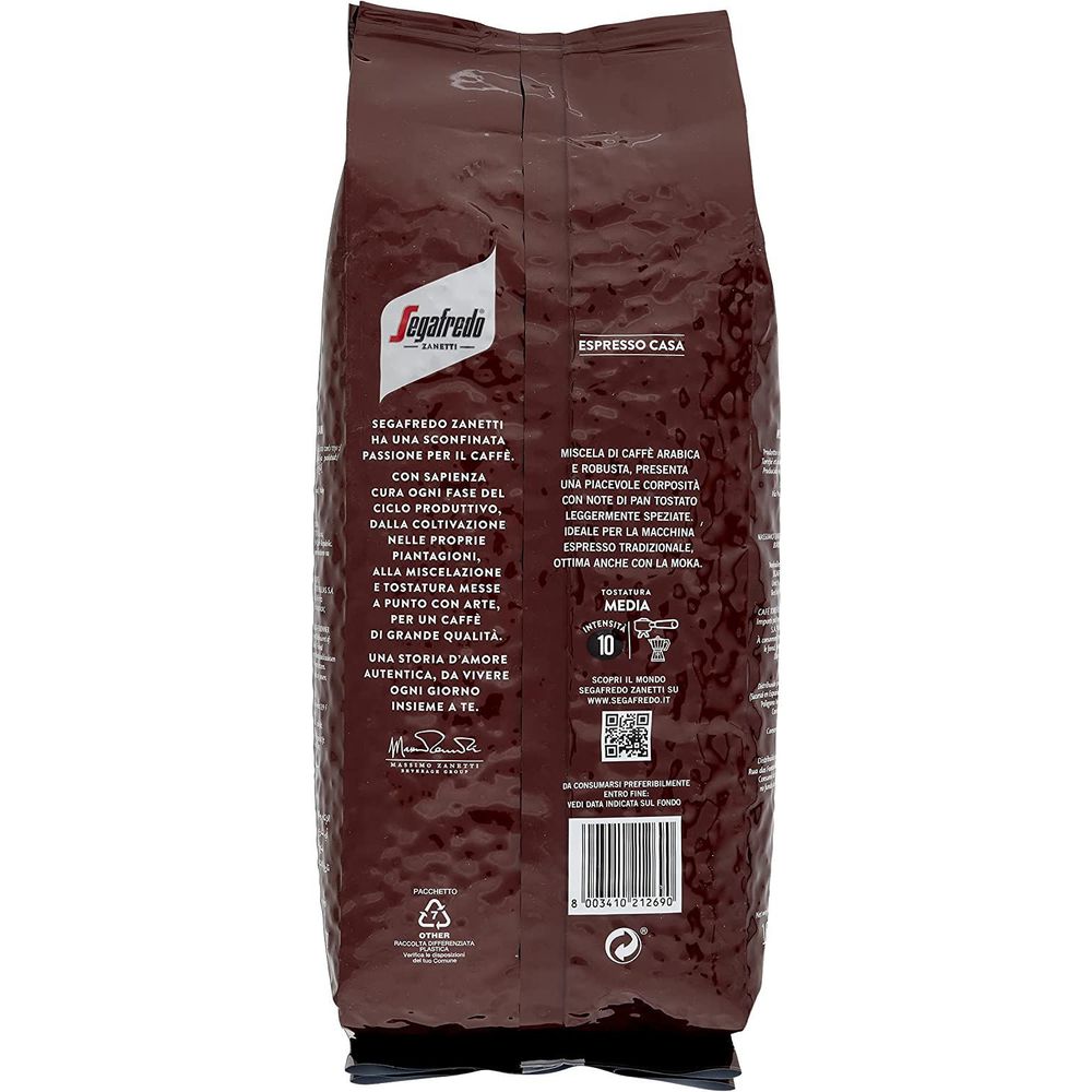 Segafredo Pržena kafa u zrnu Espresso Casa 1kg slika 4