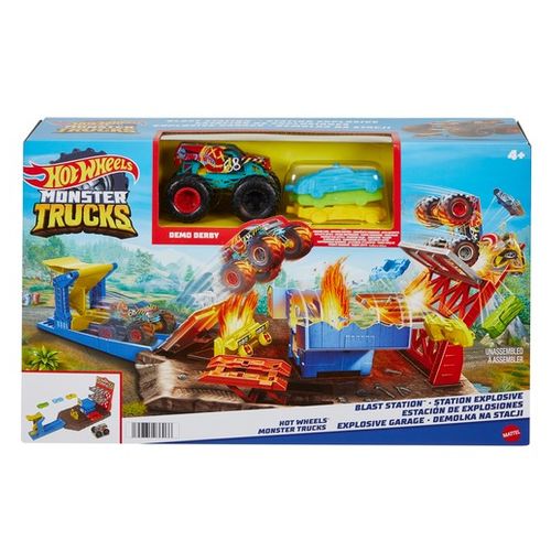 Hot Wheels Monster Truck Eksplozija Set slika 9