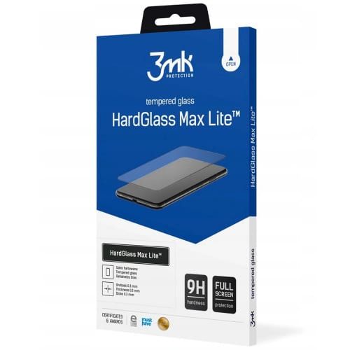 3MK HARDGLASS MAX LITE ZA MOTOROLA MOTO E20 CRNO slika 2