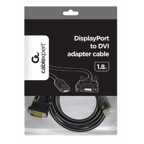 Gembird CC-DPM-DVIM-6 MONITOR Cable, DisplayPort/DVI-D(24+1) M/M, 1.8m slika 3