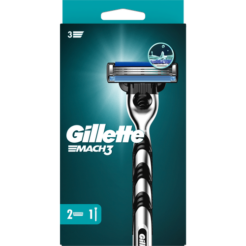 Gillette brijač Mach3 + 2 patrone slika 1