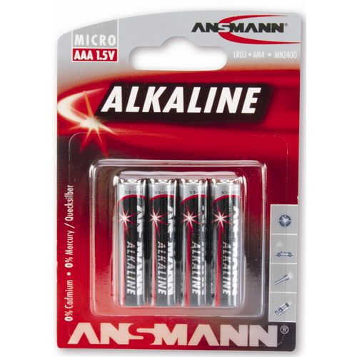 BARBIERI BATERIJE ALKALINE AAA 4 KOM. slika 1