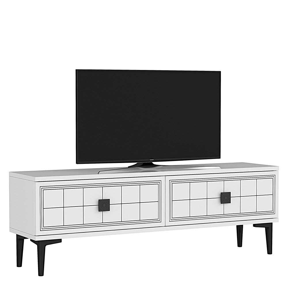 TV Stalak Yuka 120 u Bijeloj Boji slika 4