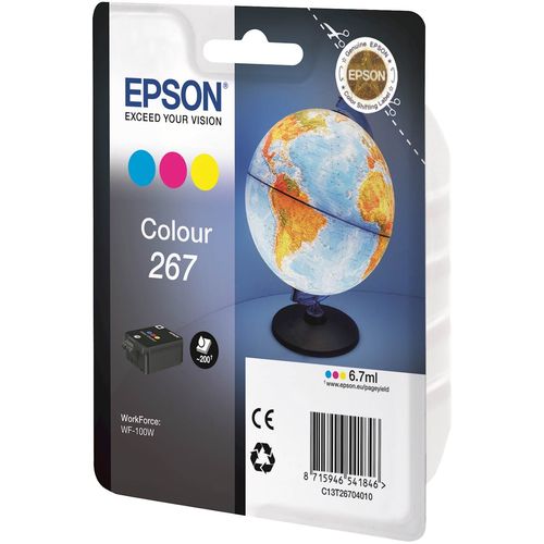 Tinta EPSON 267 WF-100W color slika 1