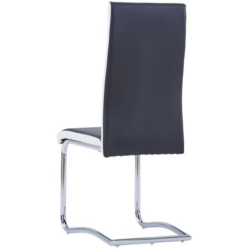 Konzolne blagovaonske stolice od umjetne kože 6 kom crne slika 23