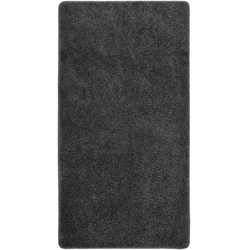 Čupavi tepih tamnosivi 80 x 150 cm protuklizni slika 1