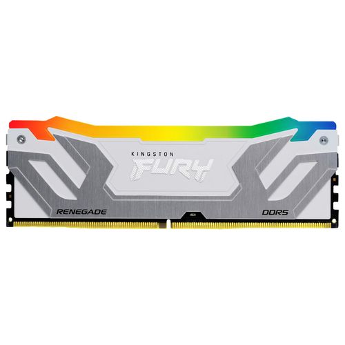 Kingston CUDIMM DDR5 24GB 8400MT/s KF584CU40RWA-24 FURY Renegade White RGB XMP slika 1