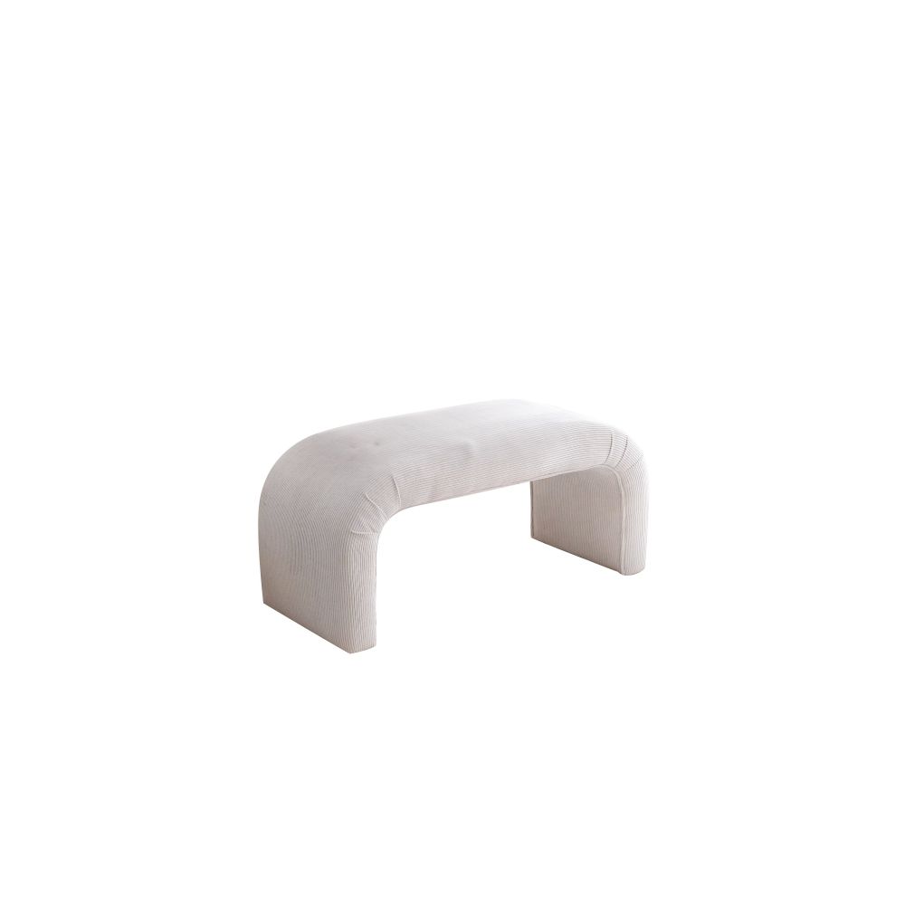 Nu Bench Fitilli - Bijeli Pouf slika 7