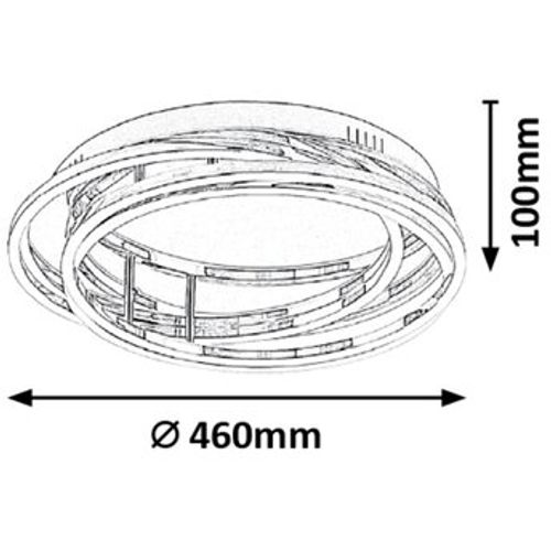 Rabalux Selena ugradno/nadgradna plafonjera LED 30W 2400lm 4000K slika 4