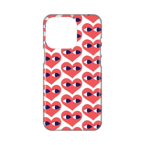 Torbica Silikonska Print Skin za iPhone 14 Pro 6.1 Eye Heart Pattern slika 1