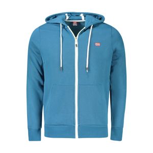 NORWAY 1963 MEN'S BLUE ZIP-UP SWEATSHIRT