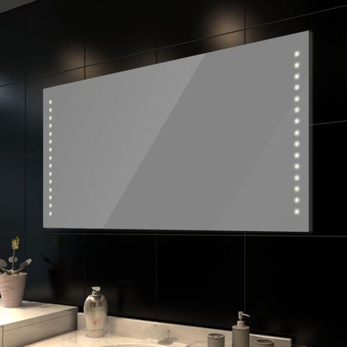 Zidno Ogledalo za kupaonicu s LED svjetlom 100 x 60 cm ( D x Š) slika 1