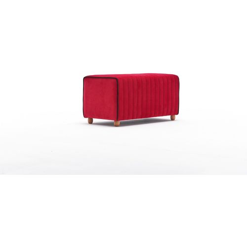 Mabel Puf - Red Red Pouffe slika 6