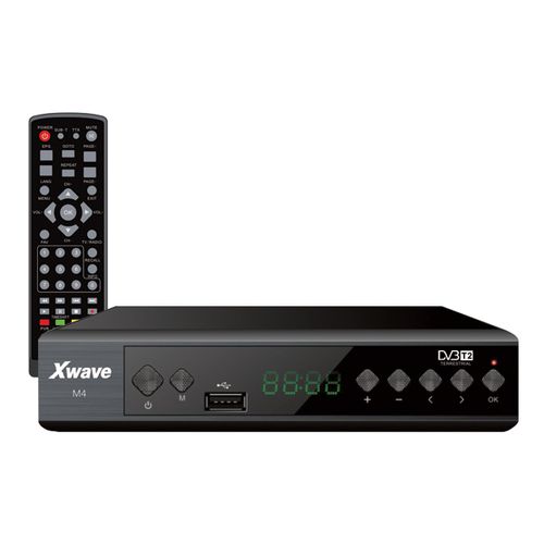 Xwave M4 DVB-T2 Set Top Box,LED,scart,HDMI,USB,media player,metalno kućište slika 1